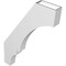 Ekena Millwork 3 1/2-in. W x 24-in. D x 36-in. H Balboa Architectural Grade PVC Knee Brace BRCP035X24X36BOA - alternate 4
